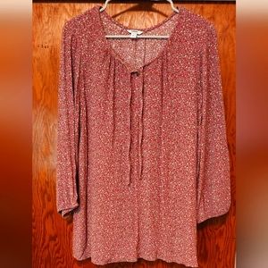 SONOMA MAUVE BLOUSE SIZE XL